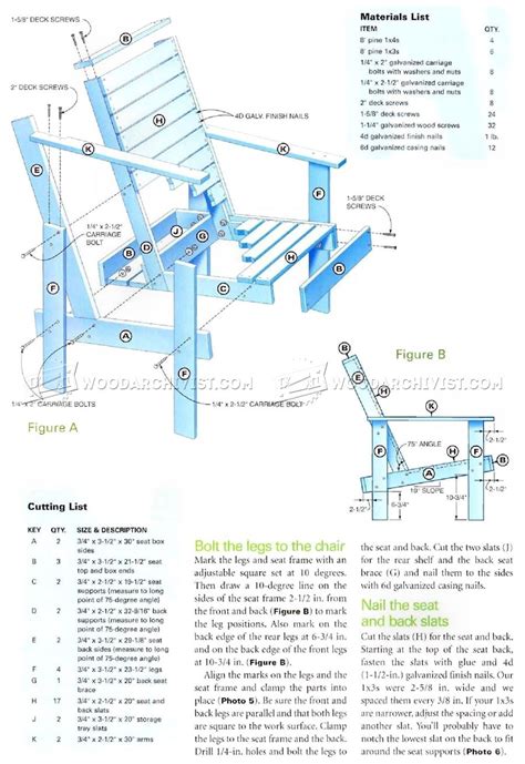 Outdoor Lounge Chair Plans • WoodArchivist