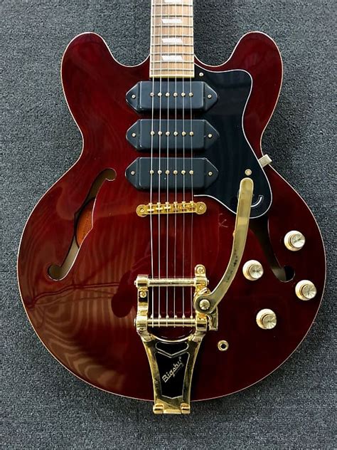 Epiphone Riviera P-93 - Wine Red | Reverb