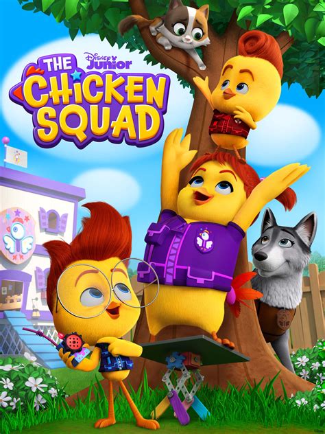 ||سلسلة رسوم متحركة جديدة The Chicken Squad على Disney Junior