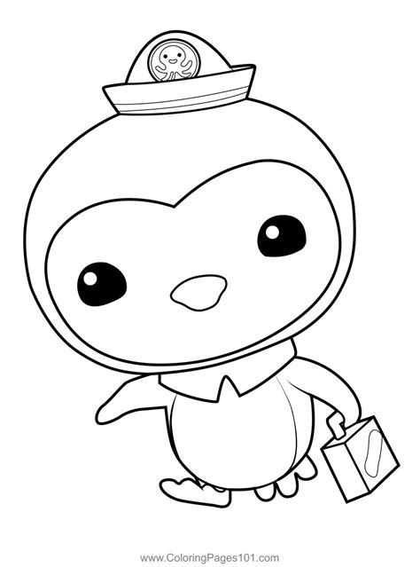 Peso Penguin Octonauts Coloring Page for Kids - Free Octonauts ...