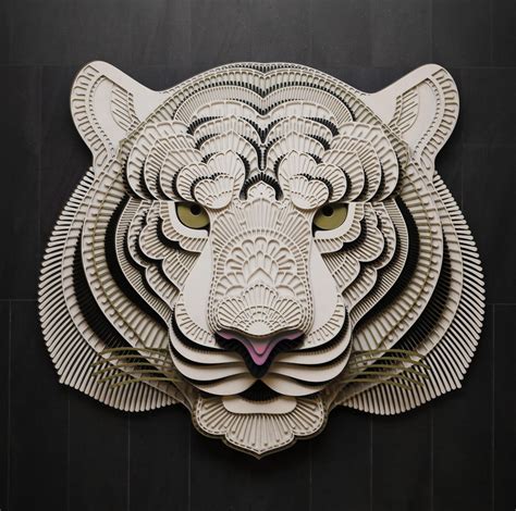 Detailed Portraits of Animals Combine Intricate Layers and Decorative ...