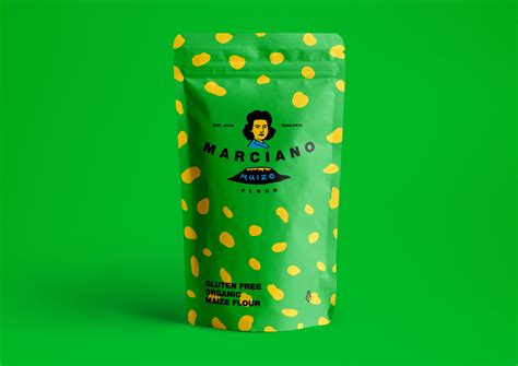 Marciano Organic Maize Flour Logo and Packaging design :: Behance