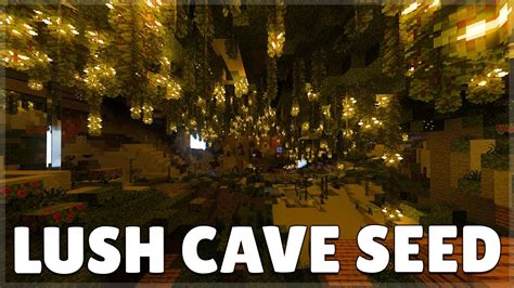 This Minecraft Lush Cave Biome Seed is at Spawn (RTX ON) - YouTube