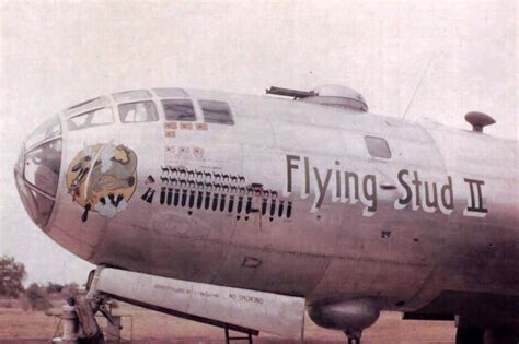 B-29 Superfortress 444th BG, 677th BS Flying Stud II nose Art 42-24464 China 1944 | World War Photos