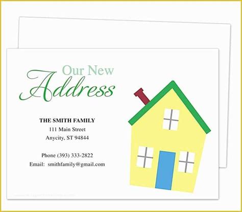 Free Printable Moving Announcement Templates Of Moving Announcements and New Address Moving ...