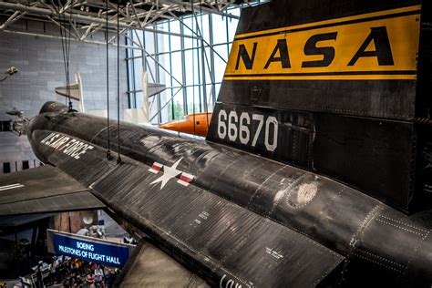 National Air & Space Museum | A view of the X-15 hanging in … | Flickr