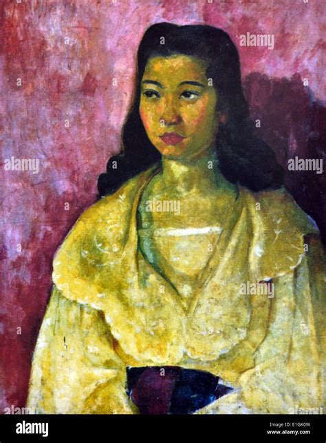 Philippines filipino art asian art victorio edades modern maria clara hi-res stock photography ...