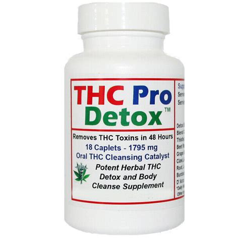 THC PRO Detox - 2 Days To Remove THC Metabolites - Herbal Detox, Made in The USA ...