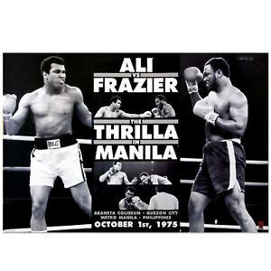 Ali - Frazier - Thrilla In Manila Poster, 7x10 Photo | eBay