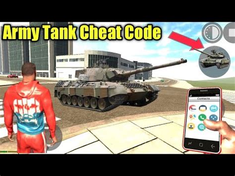 INDIAN ARMY TANK CHEAT CODE IN INDIAN BIKE DRIVING 3D NEW UPDATE - YouTube