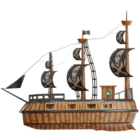 Pirate Ship Sail Transparent, Pirate Ship, Pirate, Pirate Ship Sail PNG ...