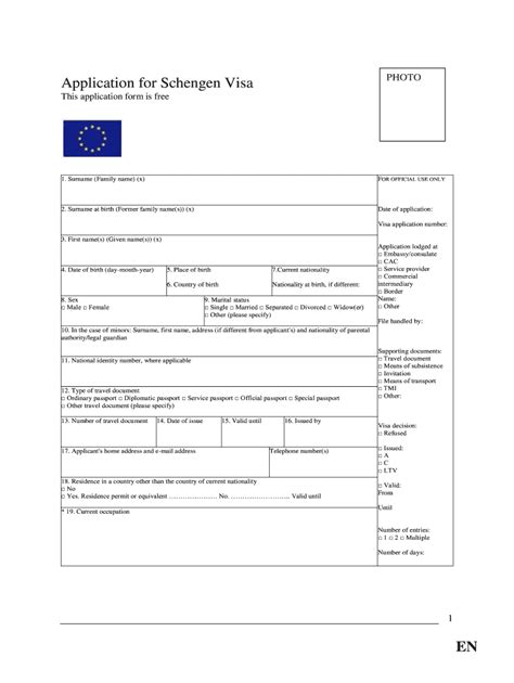 Belgium Visa Application Form For Short Stay Pdf - Fill Online, Printable, Fillable, Blank ...