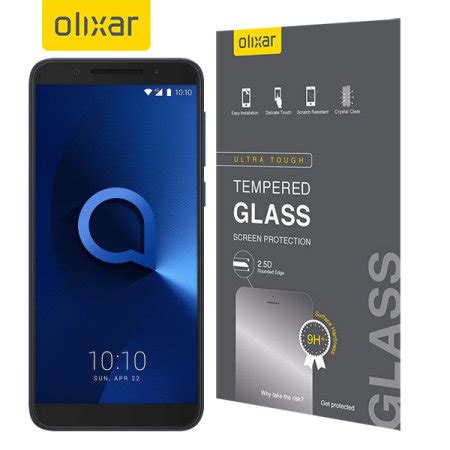 Olixar Alcatel 3 Tempered Glass Screen Protector