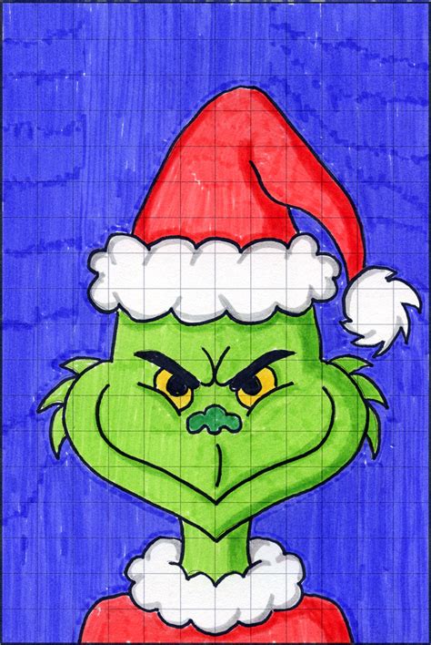 How to Draw the Grinch · Art Projects for Kids