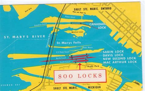 MI Soo Locks map | Flickr - Photo Sharing!