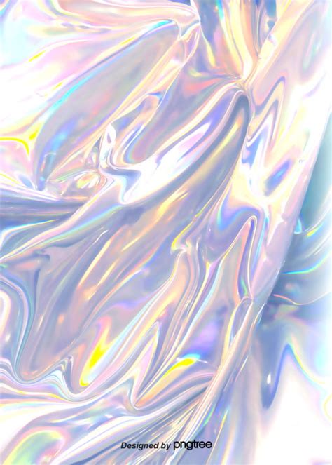 Holographic Iridescent Color Wrinkled Foil Background Wallpaper Image For Free Download - Pngtree