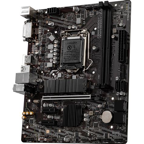 MSI Intel B460M A PRO Intel Socket 1200 Micro ATX Motherboard | Falcon ...