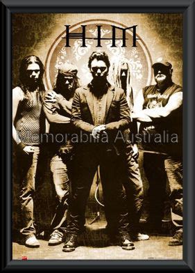 HIM Band Poster Framed :: F - K | Music :: Music Memorabilia :: Entertainment Memorabilia ...