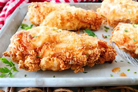 Crispy Buttermilk Fried Chicken Breast - The Anthony Kitchen