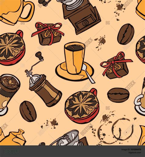 Coffee Background. Vector & Photo (Free Trial) | Bigstock