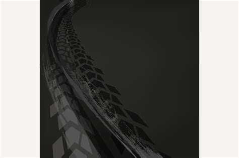 Tire Tracks Background ~ Illustrations ~ Creative Market