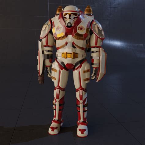 ArtStation - Clone Blaze Trooper Armor Custom