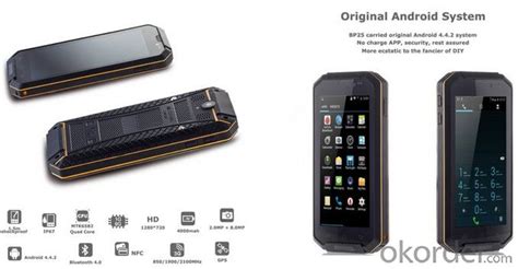 5inch Android Rugged NFC Smartphone for Industrial Usage real-time ...