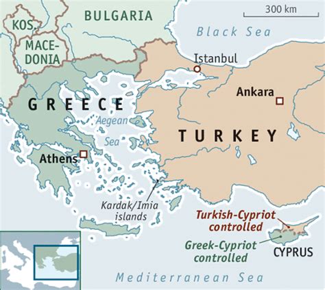 Greece and Turkey map - Alliance of Middle Eastern and North African Socialists