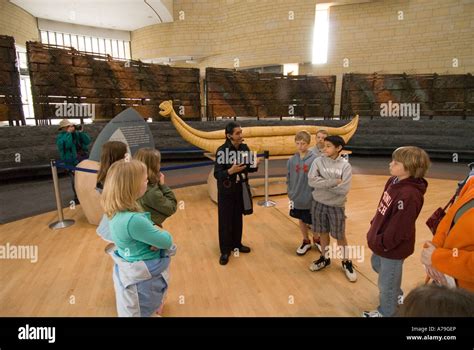 Washington DC National Museum of the American Indian Native American docent explains museum to ...