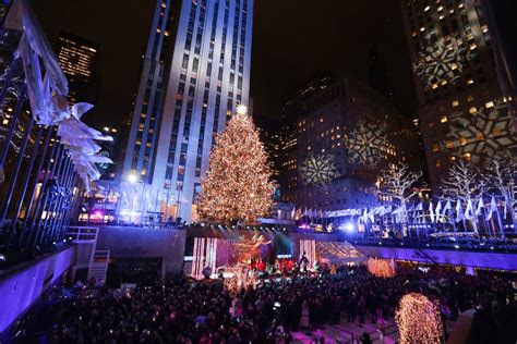 Photos: Rockefeller Center's Christmas Tree Lighting | New York City ...