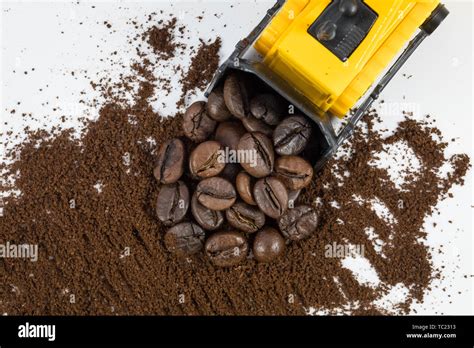 Strong coffee beans Stock Photo - Alamy