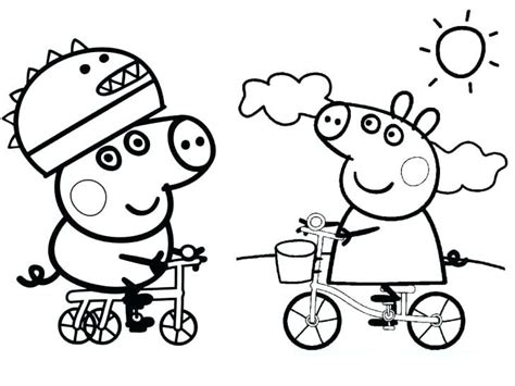 Peppa Wutz Ausmalbilder Online | Peppa pig coloring pages, Peppa pig colouring, Peppa pig