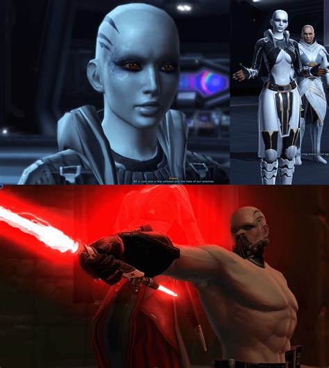 My Beautiful, Bald, Sith, Rattataki Twins! : swtor