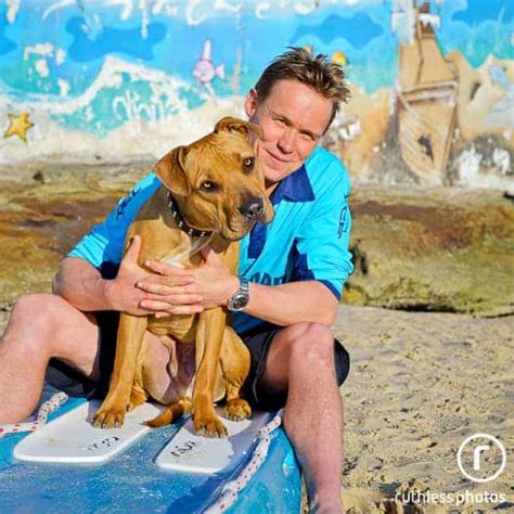 Bondi Rescue Andrew Reid and his dog, Muggsy - Pets4Life Dog Training