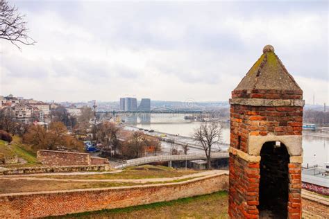 Kalemegdan - a Park Near the Belgrade Fortress in the Old Part of Belgrade Editorial Image ...