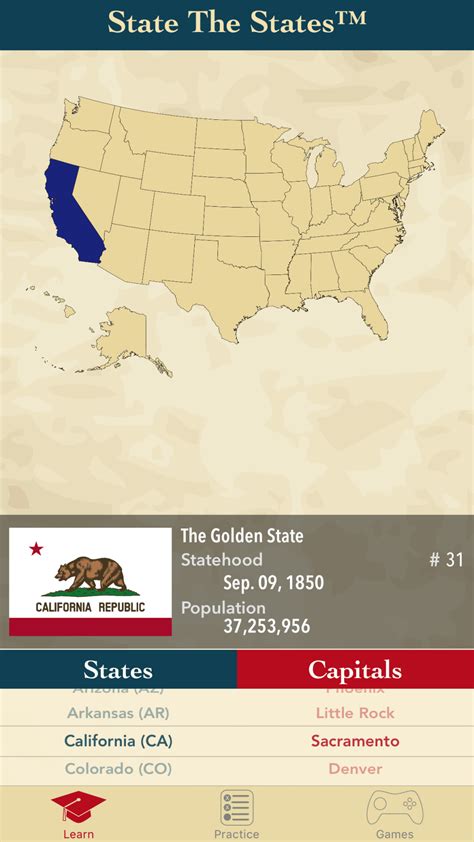 State The States Capitals ED for iPhone - Download