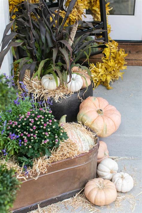 Fall Porch Ideas - Sugar and Charm