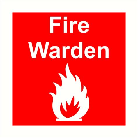 "Fire Warden by Exit Incorporated" Art Prints by Egress Group Pty Ltd ...