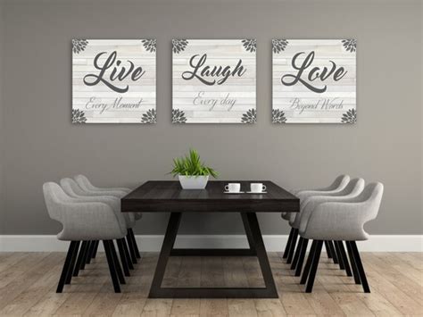 Live Laugh Love Sign Home Decor Wall Art Love Quote Sign | Etsy