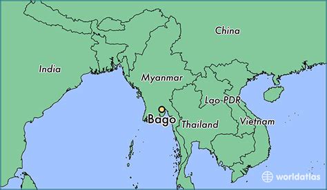 Where is Bago, Myanmar? / Bago, Bago Map - WorldAtlas.com