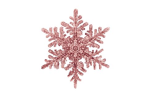 Pink snowflake isolated on a transparent background 21275239 PNG