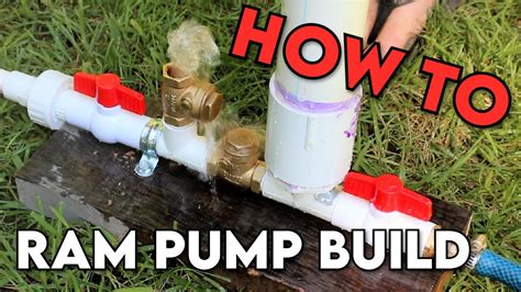 How To Build A Ram Pump - YouTube