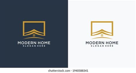 Modern Home Logo Design Template Creative Stock Vector (Royalty Free ...