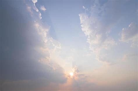 Blue sky and clouds at sunset 1425585 Stock Photo at Vecteezy