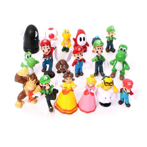 Super Mario mini Figure Cute Toys doll Action figures Collection Gift 18 pcs - Walmart.com ...