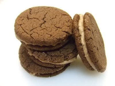 sweet climate: Chocolate Sandwich Cookies with Chocolate Mascarpone Frosting