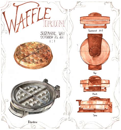 Views of a Waffle Iron on Behance