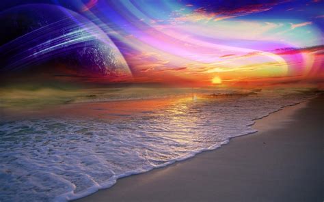 Resultado de imagen para arcoiris con paisaje | Beach wallpaper, Rainbow pictures, Ocean backgrounds