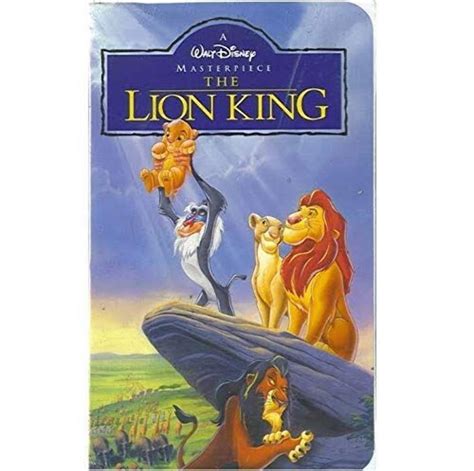 A Walt Disney Masterpiece-The Lion King VHS Tape - Walmart.com