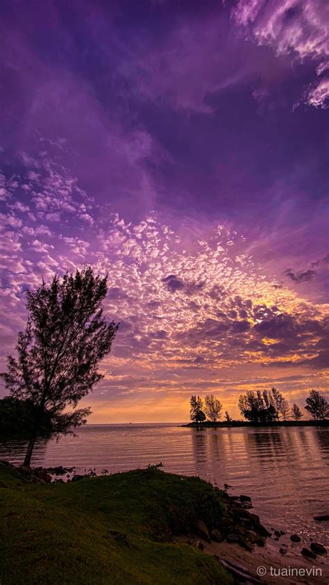 Evening Sunset at Tanjung Batu Beach Bintulu Sarawak MALAYSIA [OC ...